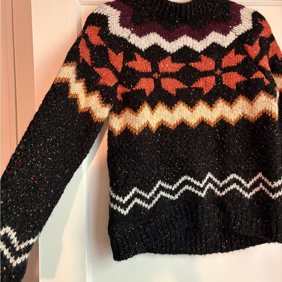 Gemelli Italian Wool blend colorful sweater - Picture 4 of 5